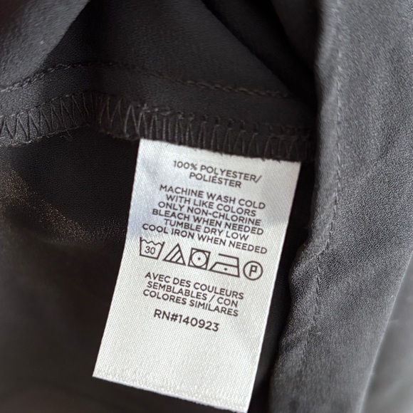 NWT Loft Ruched Yoke Ruffle Cuff Blouse - Picture 7 of 7